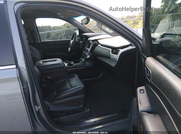 1GKS2GKC4KR267955 2019 GMC YUKON Gray Widok wnętrza z przodu