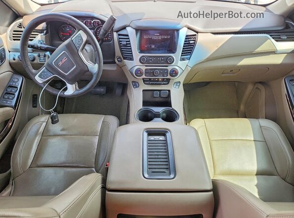 1GKS2GKCXGR321945 2016 GMC YUKON White Widok deski rozdzielczej