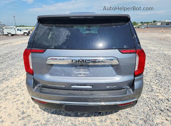 1GKS2GKDXMR467671 2021 GMC YUKON Серый Вид сзади