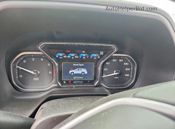 1GKS2GKDXMR467671 2021 GMC YUKON Серый Вид щитка приборов