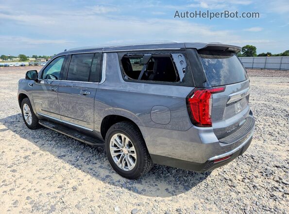 1GKS2GKDXMR467671 2021 GMC YUKON Серый Задняя левая четверть