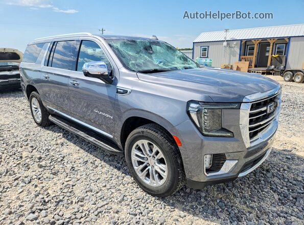 1GKS2GKDXMR467671 2021 GMC YUKON Серый Передняя правая четверть