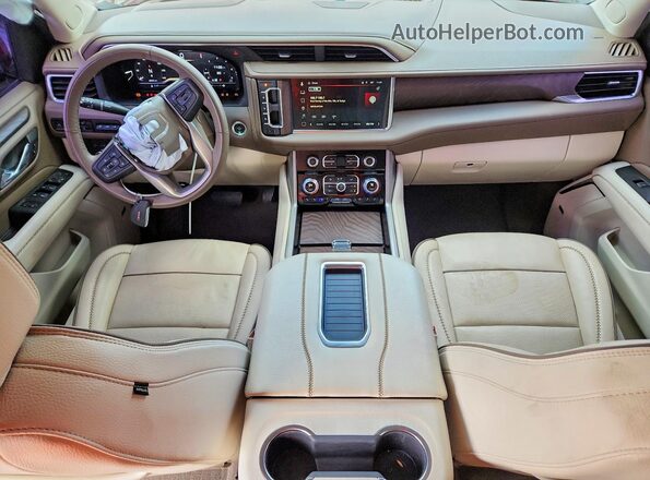 1GKS2JKL5PR527591 2023 GMC YUKON Red Widok deski rozdzielczej