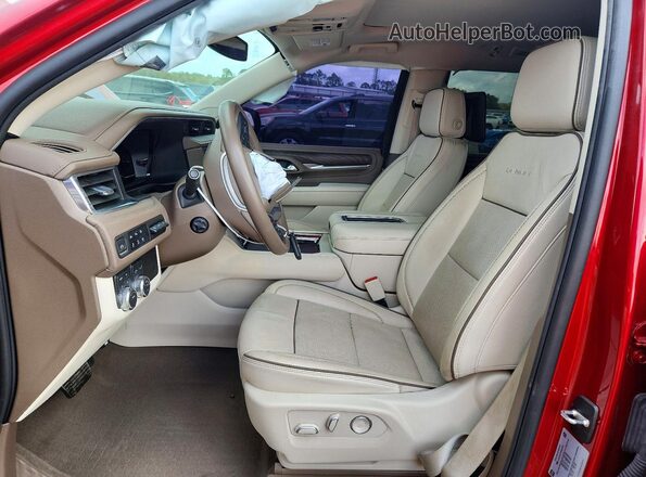 1GKS2JKL5PR527591 2023 GMC YUKON Red Widok wnętrza z przodu