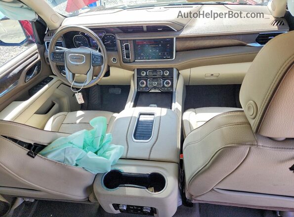 1GKS2JKL7MR199294 2021 GMC YUKON Red წინა პანელის ხედი