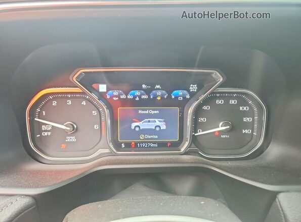 1GKS2JKL9MR233901 2021 GMC YUKON Черный Вид щитка приборов