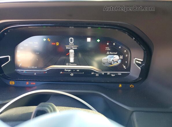 1GKS2KKL6PR265053 2023 GMC YUKON Black Widok zestawu wskaźników