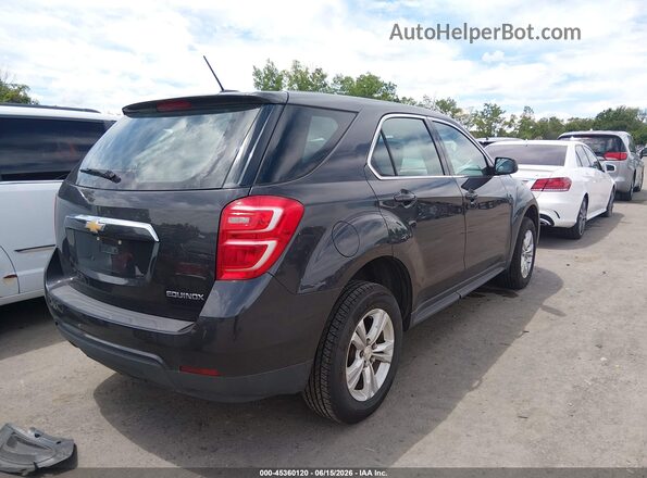 1GNALBEKXGZ105028 2016 CHEVROLET EQUINOX Серый Задняя правая четверть