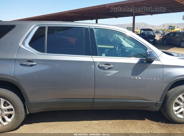 1GNERFKW0MJ228877 2021 CHEVROLET TRAVERSE Серый Вид задней части салона