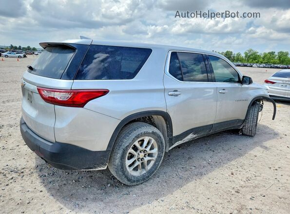 1GNERFKW3LJ279708 2020 CHEVROLET TRAVERSE Silver Trasero derecho