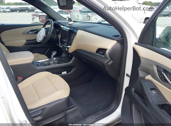 1GNERFKW8NJ101070 2022 CHEVROLET TRAVERSE White Սալոնի դիմացի տեսք