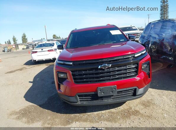 1GNERGKS3RJ140867 2024 CHEVROLET TRAVERSE Red Սարքավորումների վահանակի տեսք