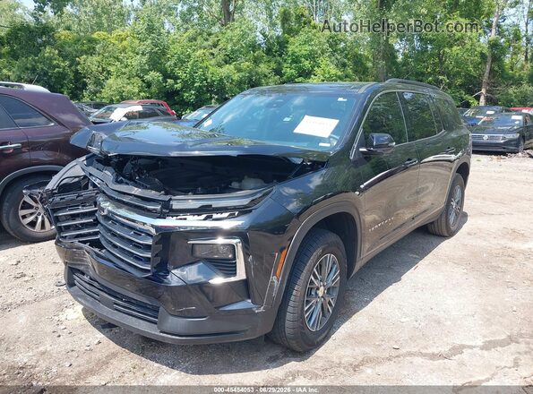 1GNERGKS7RJ218695 2024 CHEVROLET TRAVERSE Black წინა მარცხენა ხედი სამი მეოთხედიდან