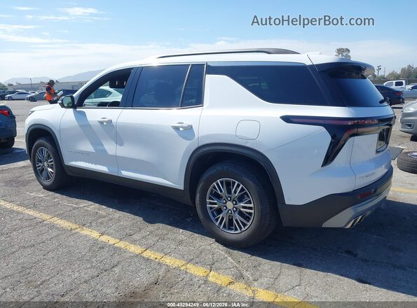 1GNERGKS9TJ100669 2026 CHEVROLET TRAVERSE White Հետևի ձախ