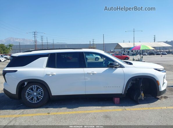 1GNERGKS9TJ100669 2026 CHEVROLET TRAVERSE White Սալոնի 360 աստիճան տեսք