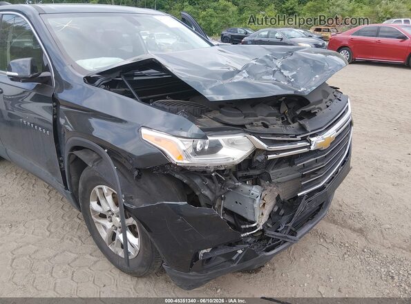 1GNERGKW0KJ124778 2019 CHEVROLET TRAVERSE Black Front view