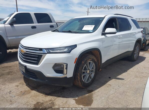 1GNERGKW0PJ120818 2023 CHEVROLET TRAVERSE White Vista tres cuartos delantera izquierda
