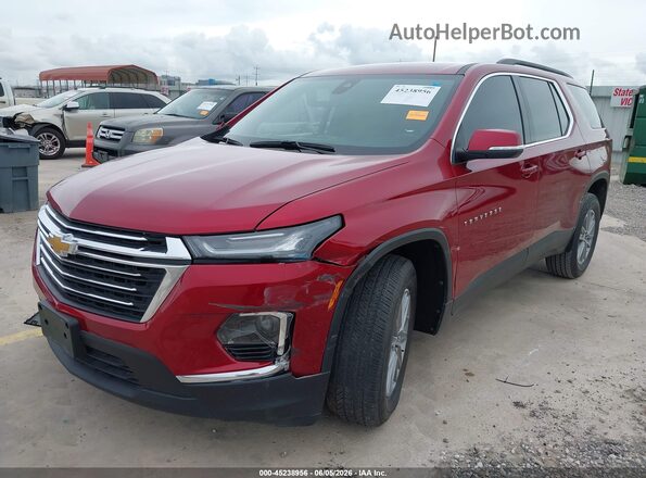 1GNERGKW1PJ260229 2023 CHEVROLET TRAVERSE Red Передня ліва чверть