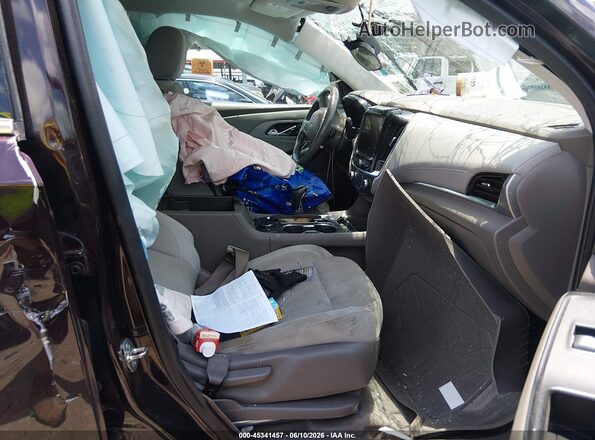1GNERGKW2LJ285571 2020 CHEVROLET TRAVERSE Maroon Սալոնի դիմացի տեսք