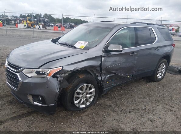 1GNERGKW2MJ179168 2021 CHEVROLET TRAVERSE Серый Передняя левая четверть