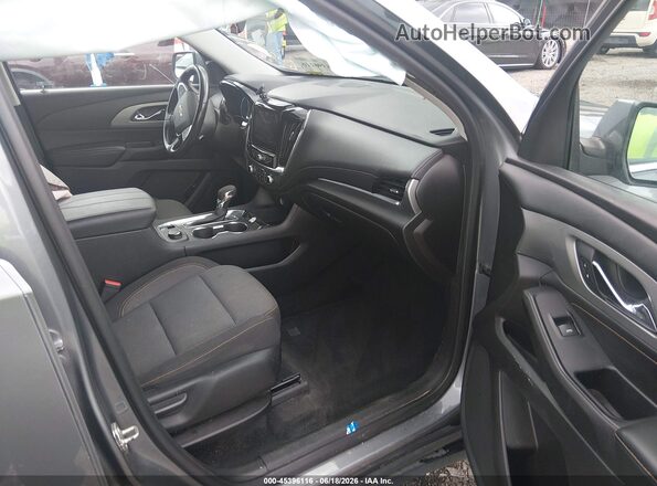 1GNERGKW2MJ179168 2021 CHEVROLET TRAVERSE Серый Вид салона спереди