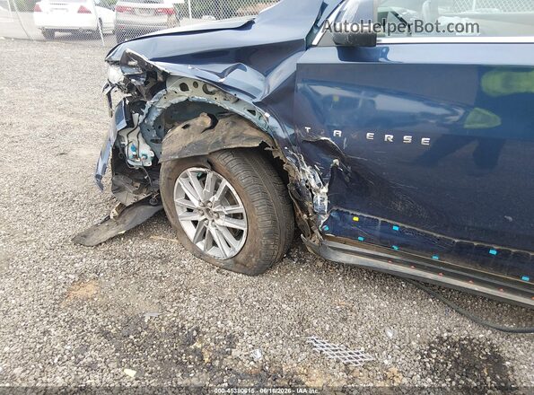 1GNERGKW2NJ133003 2022 CHEVROLET TRAVERSE Blue Вид спереду