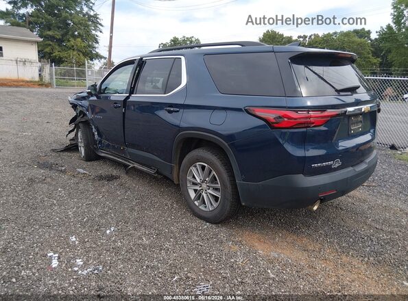 1GNERGKW2NJ133003 2022 CHEVROLET TRAVERSE Blue Задня ліва чверть