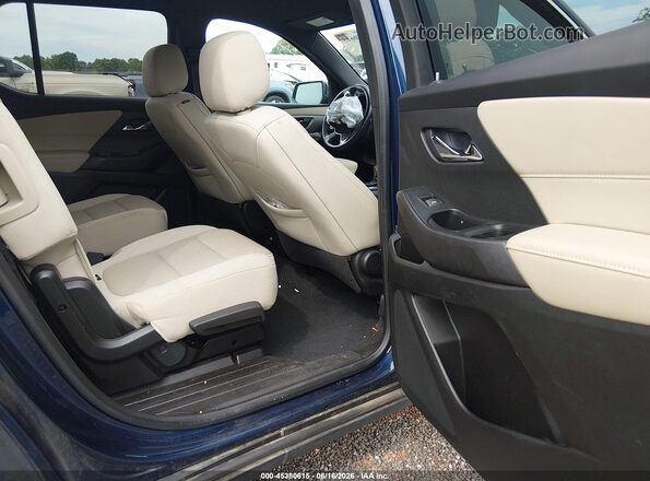 1GNERGKW2NJ133003 2022 CHEVROLET TRAVERSE Blue Вид наклейки з VIN-кодом