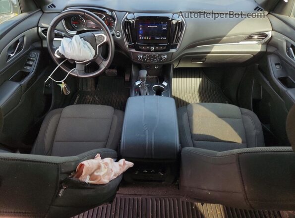 1GNERGKW2NJ159262 2022 CHEVROLET TRAVERSE Синий Вид панели приборов