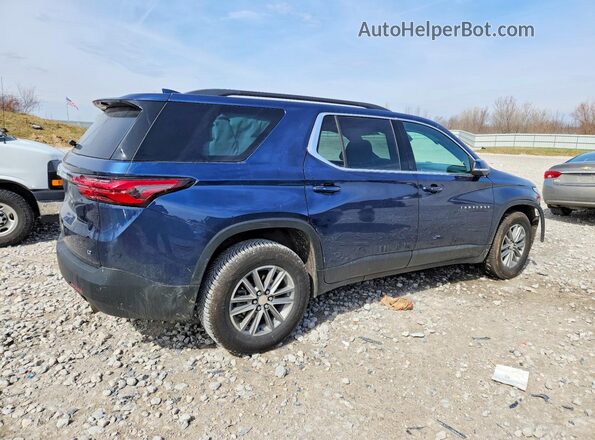 1GNERGKW2NJ159262 2022 CHEVROLET TRAVERSE Синий Задняя правая четверть