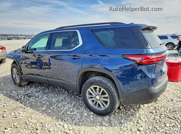 1GNERGKW2NJ159262 2022 CHEVROLET TRAVERSE Синий Задняя левая четверть