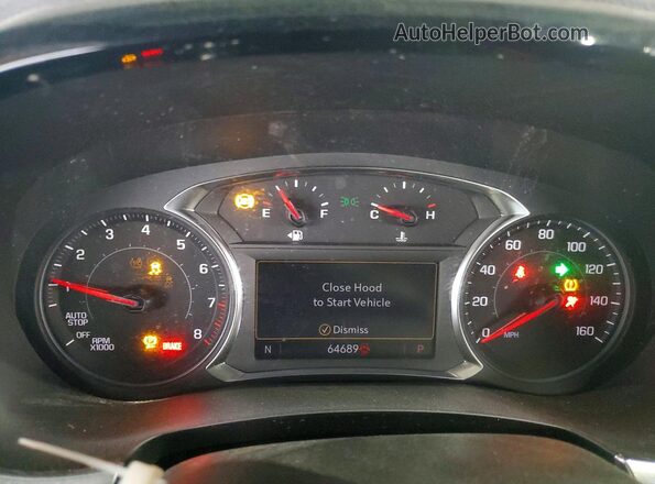 1GNERGKW2PJ309650 2023 CHEVROLET TRAVERSE White Instrument cluster view