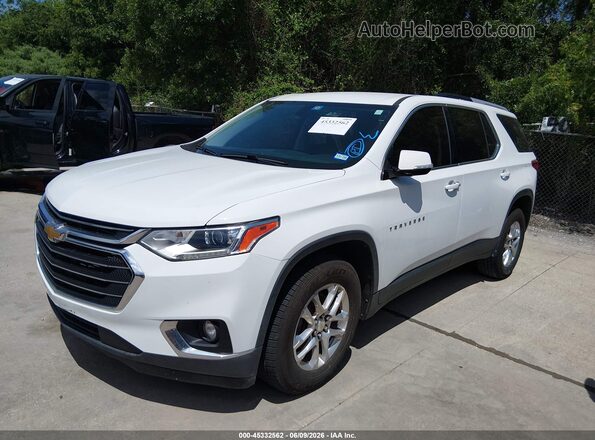 1GNERGKW4JJ106458 2018 CHEVROLET TRAVERSE White Առջևի ձախ երեք քառորդ տեսարան