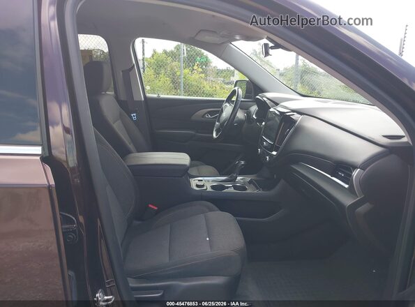1GNERGKW4KJ208599 2019 CHEVROLET TRAVERSE Purple წინა სალონის ხედი