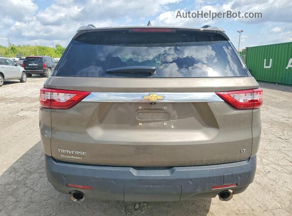 1GNERGKW4LJ110321 2020 CHEVROLET TRAVERSE Brown Rear view
