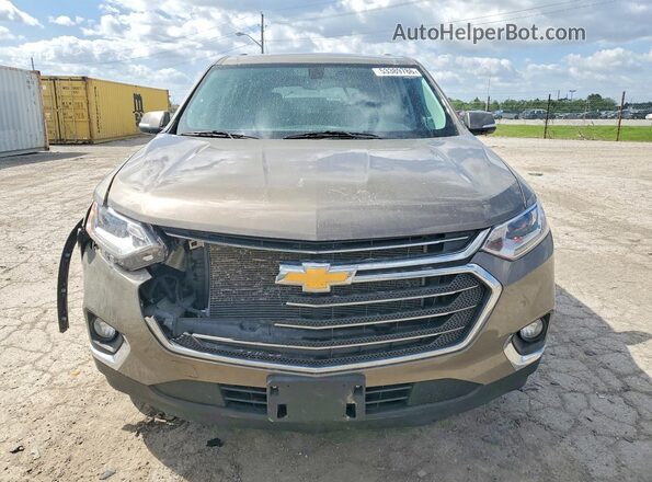 1GNERGKW4LJ110321 2020 CHEVROLET TRAVERSE Brown Front view