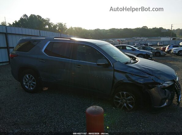 1GNERGKW5JJ211123 2018 CHEVROLET TRAVERSE Gray Вид задньої частини салону