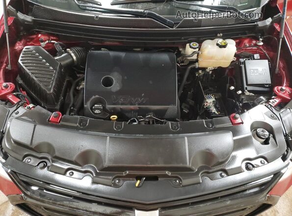 1GNERGKW5LJ175128 2020 CHEVROLET TRAVERSE Красный Вид подкапотного пространства