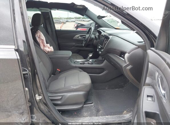 1GNERGKW5NJ184298 2022 CHEVROLET TRAVERSE Black Вид салону спереду