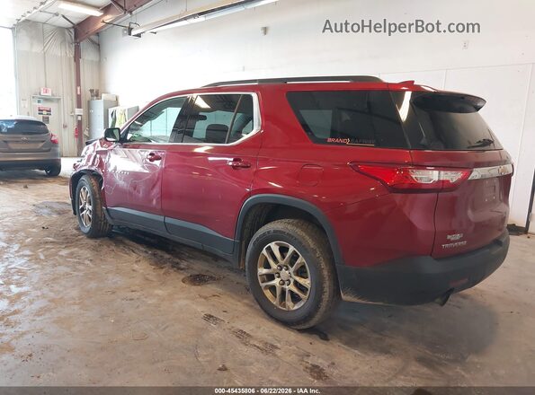 1GNERGKW6KJ304850 2019 CHEVROLET TRAVERSE Red Tył lewy