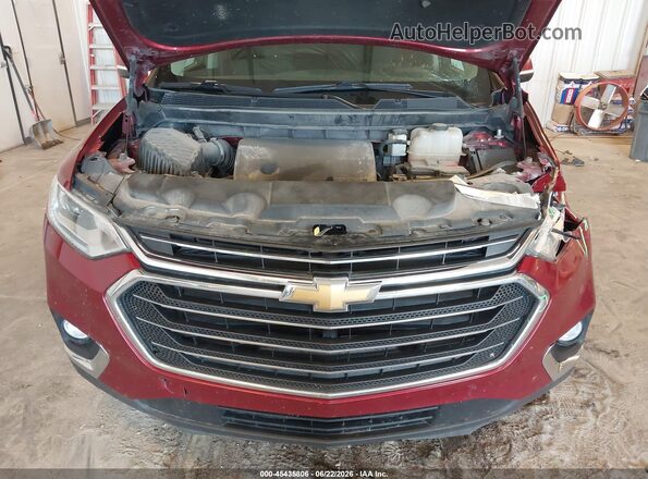 1GNERGKW6KJ304850 2019 CHEVROLET TRAVERSE Red Widok z tyłu