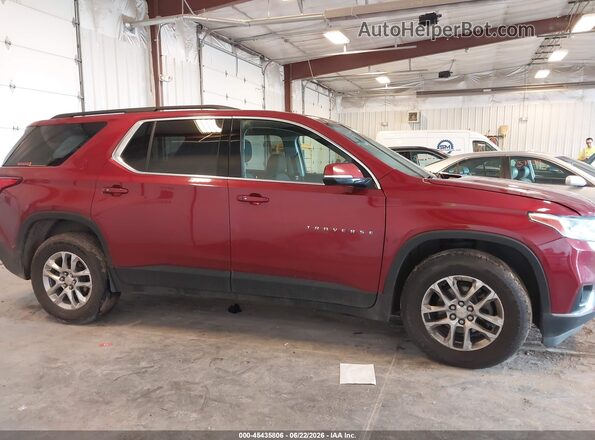 1GNERGKW6KJ304850 2019 CHEVROLET TRAVERSE Red Widok wnętrza z tyłu