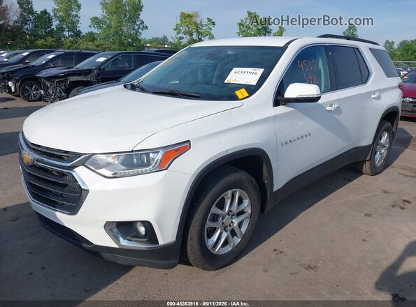 1GNERGKW6LJ263055 2020 CHEVROLET TRAVERSE White Przód lewy