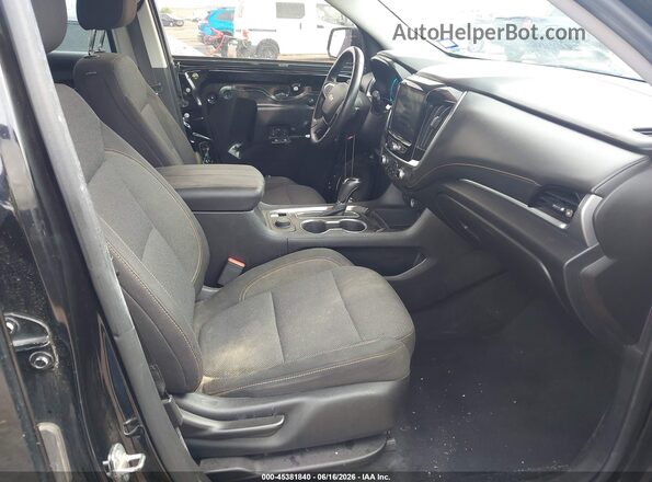 1GNERGKW7JJ138210 2018 CHEVROLET TRAVERSE Черный Вид салона спереди