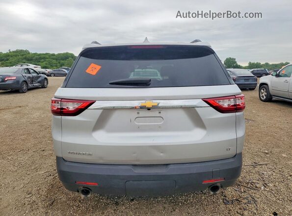 1GNERGKW7KJ100705 2019 CHEVROLET TRAVERSE Silver Rear view
