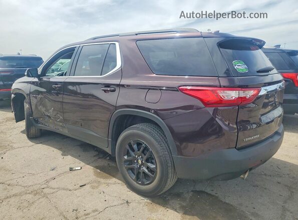 1GNERGKW8MJ197724 2021 CHEVROLET TRAVERSE Red Rear left