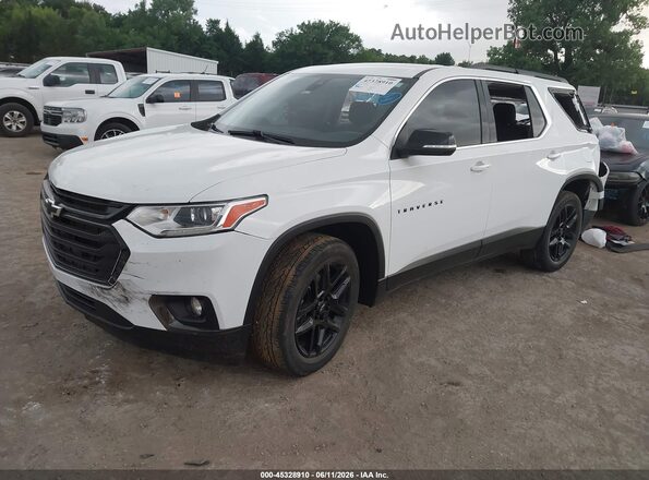 1GNERGKW8MJ268341 2021 CHEVROLET TRAVERSE White Przód lewy