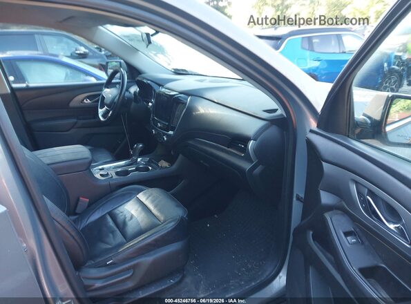 1GNERGKW9KJ119868 2019 CHEVROLET TRAVERSE Gray Widok wnętrza z przodu