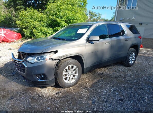 1GNERGKW9KJ119868 2019 CHEVROLET TRAVERSE Gray Przód lewy