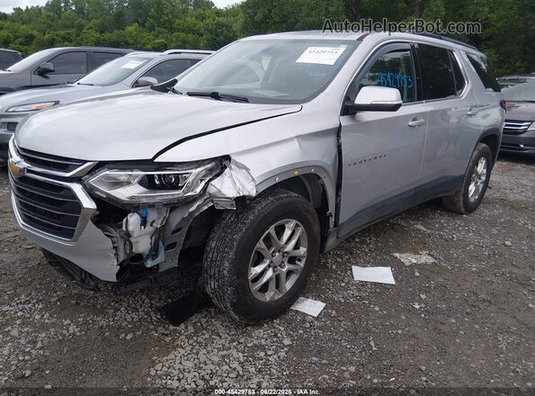 1GNERGKW9KJ260424 2019 CHEVROLET TRAVERSE Silver Առջևի ձախ երեք քառորդ տեսարան